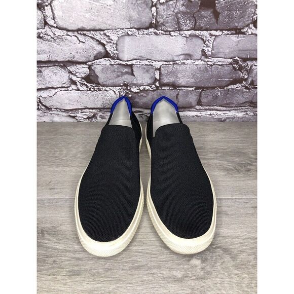 Rothy’s Black Knit Fabric The Original Slip On Sneaker Shoes Women Sz 9M US/40EU - Picture 15 of 16